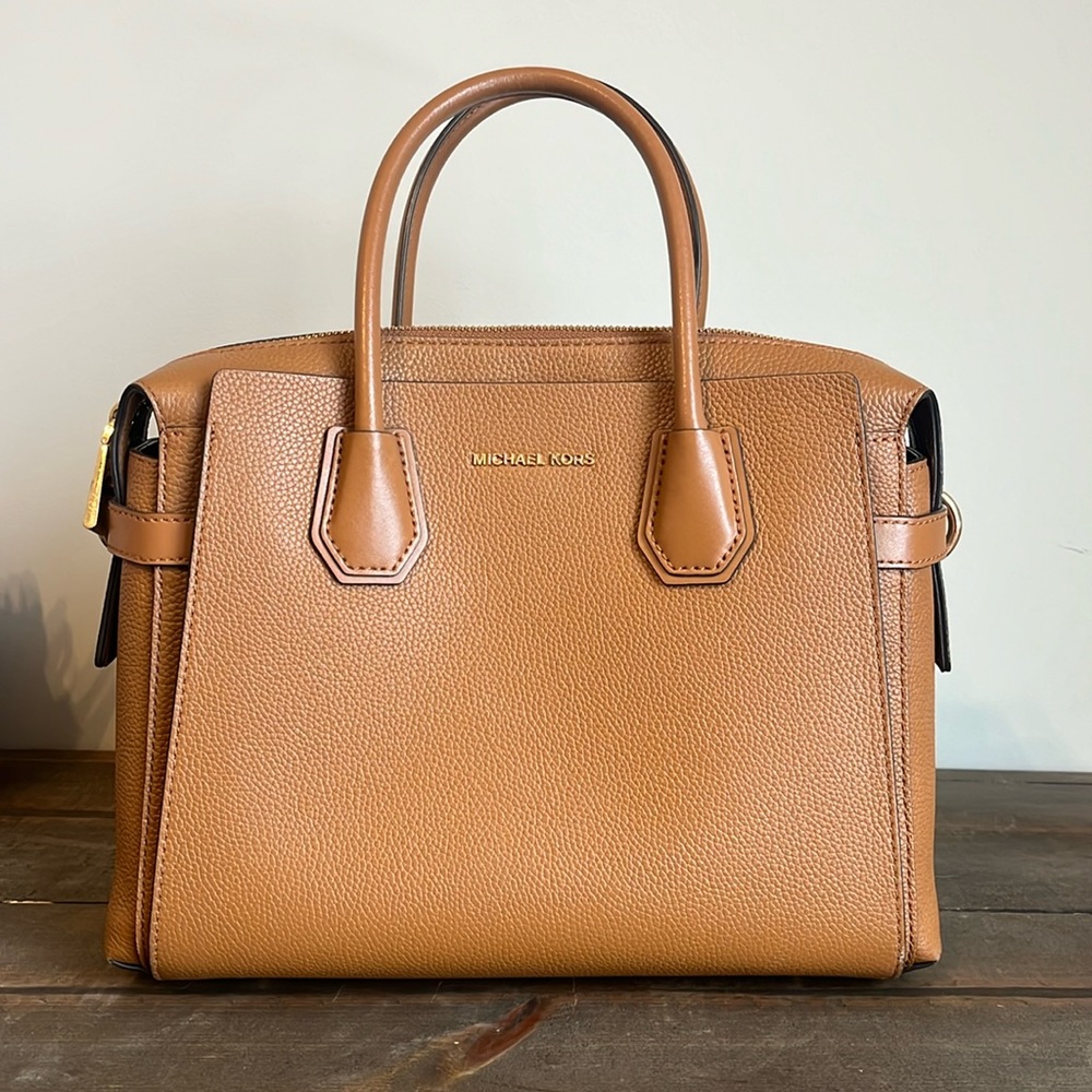 Michael Kors Mercer Belted MD Satchel